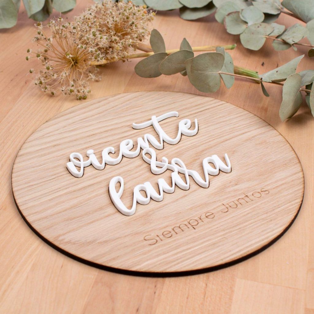 PLACA SIEMPRE JUNTOS