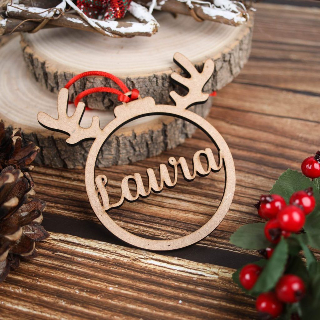 Bola de Navidad personalizada Reno