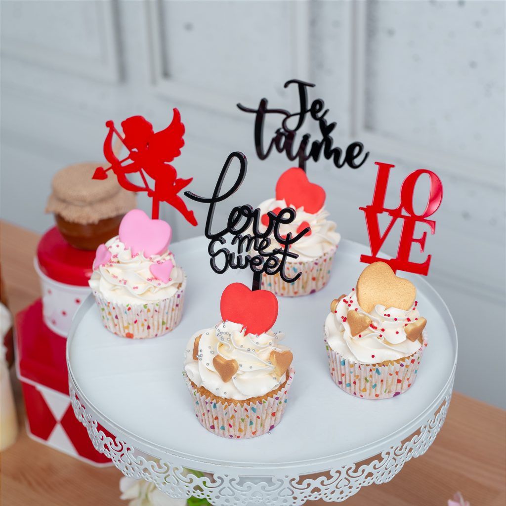 Set toppers San Valentín