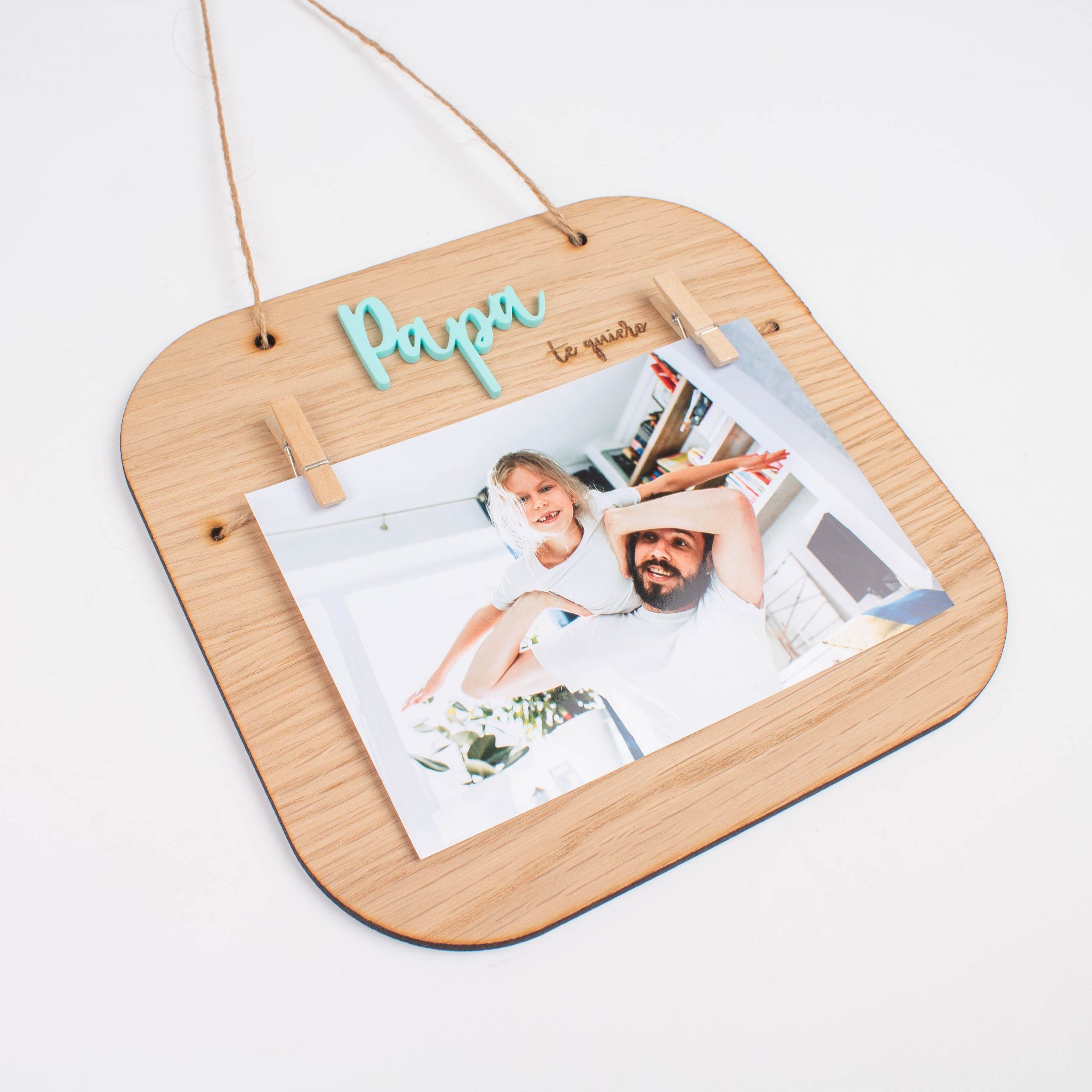 Colgador de foto Papá te quiero - Imagen 3