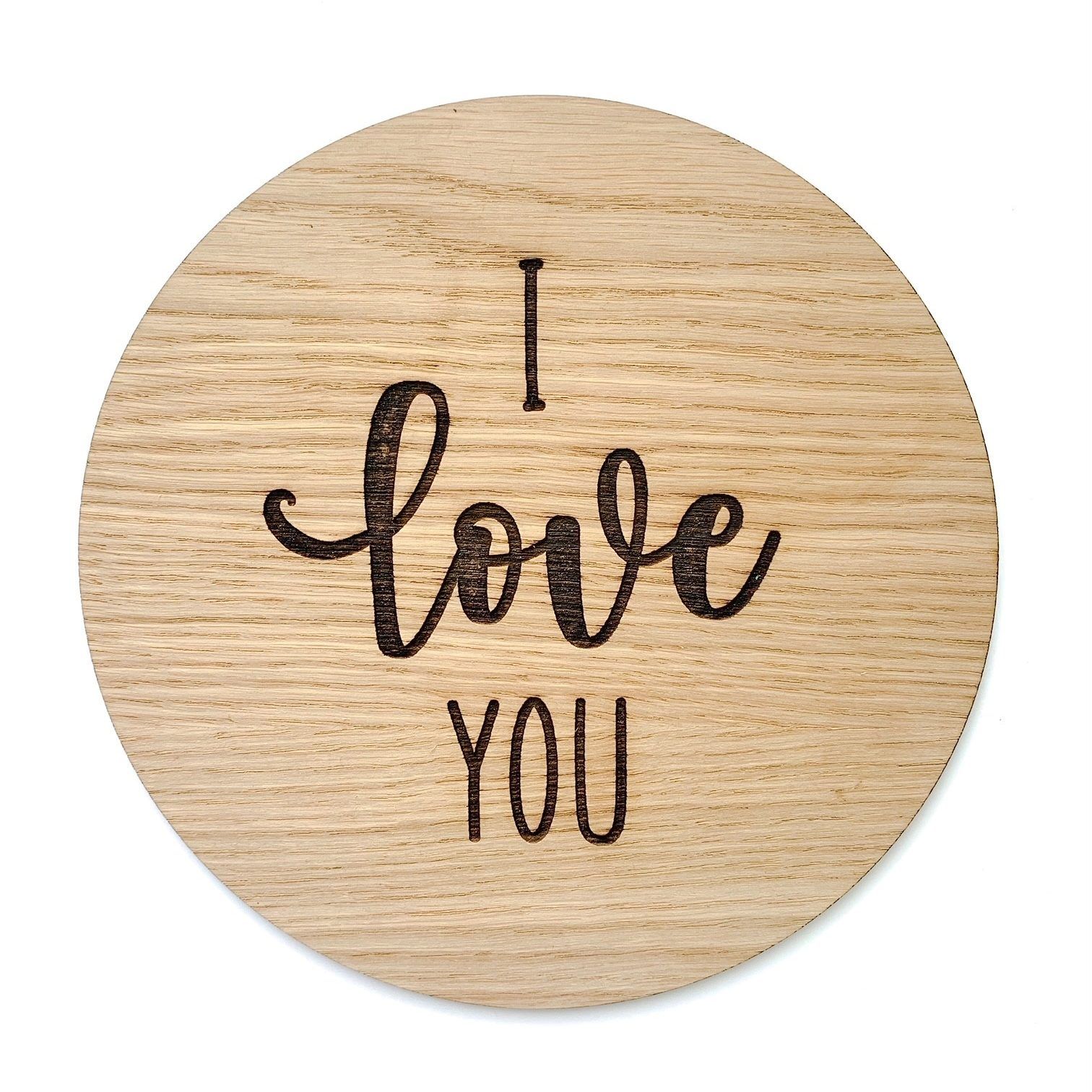 Placa I love you