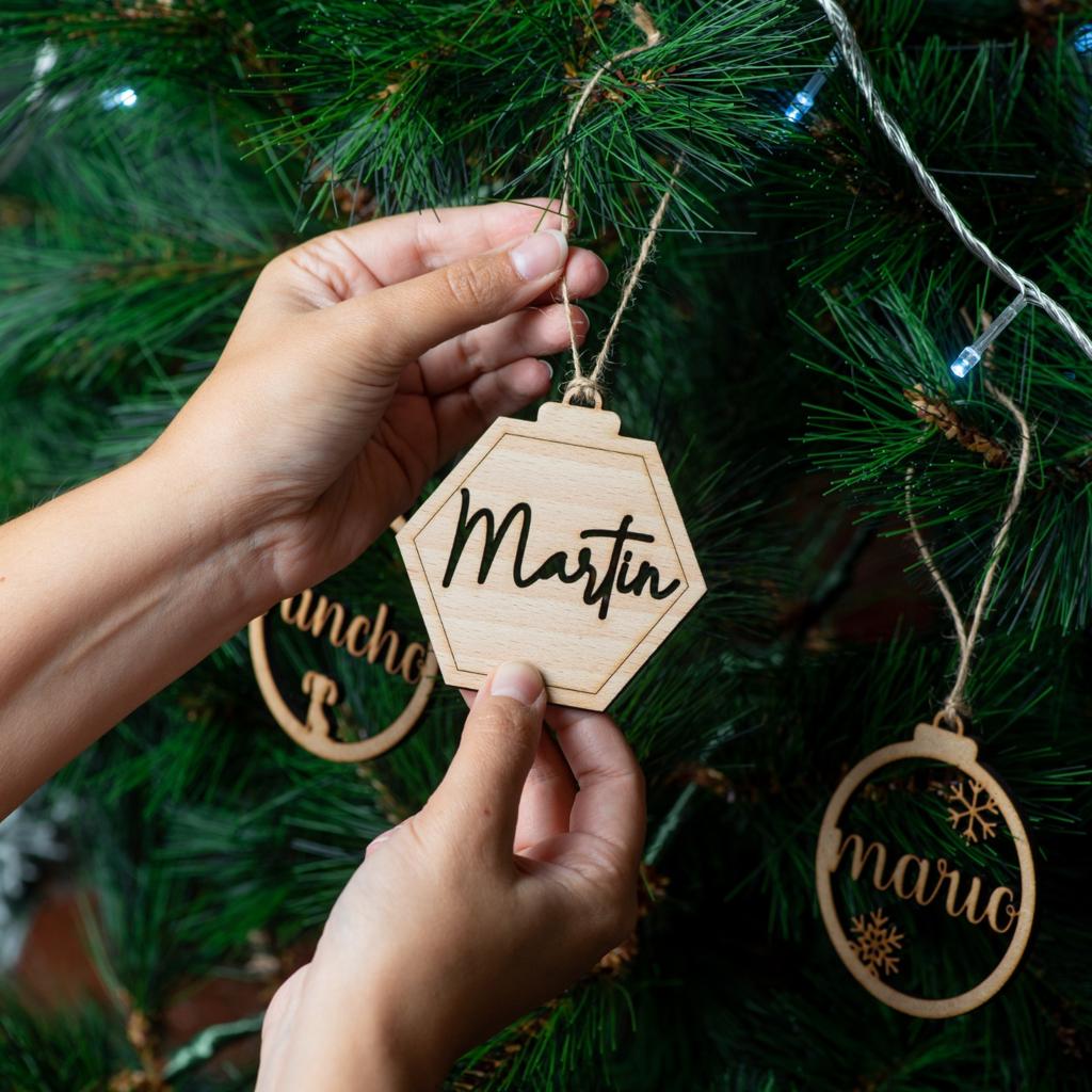 Bola de Navidad hexagonal