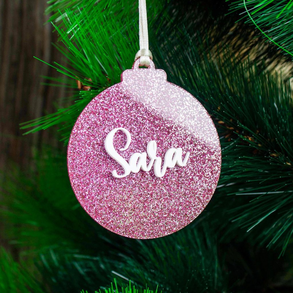 BOLA NAVIDAD GLITTER
