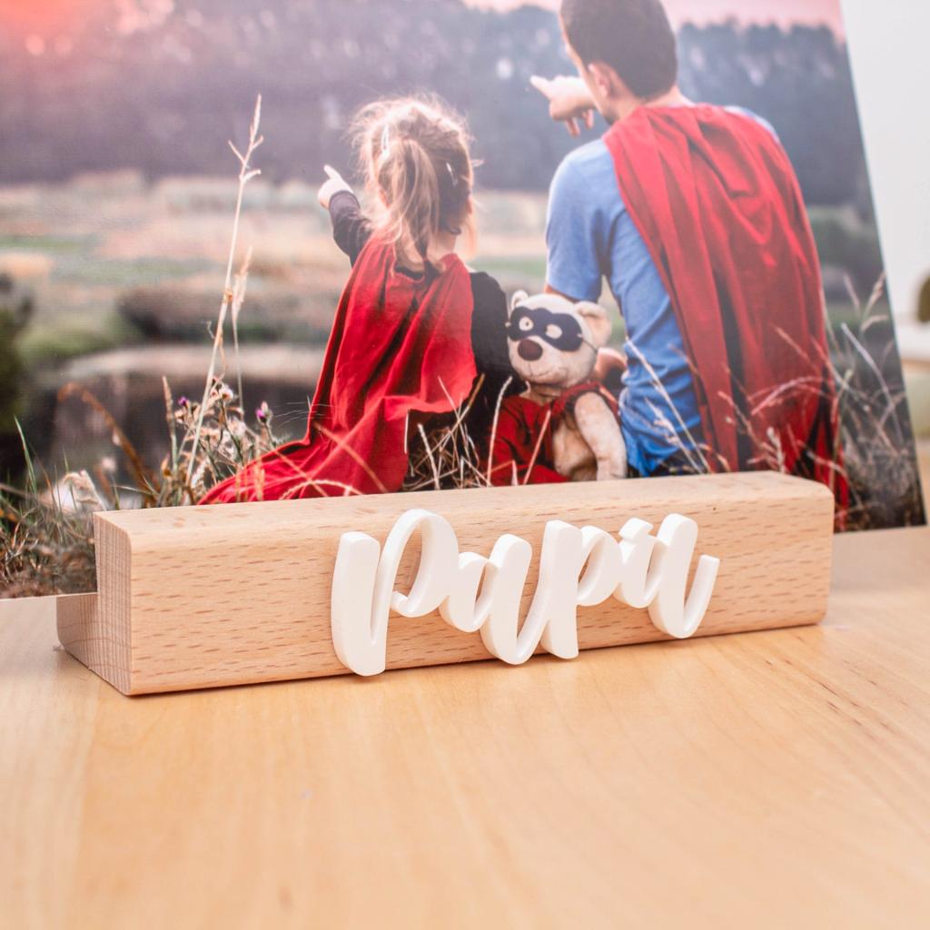 Base de madera con foto (especial Día del Padre) - Imagen 3