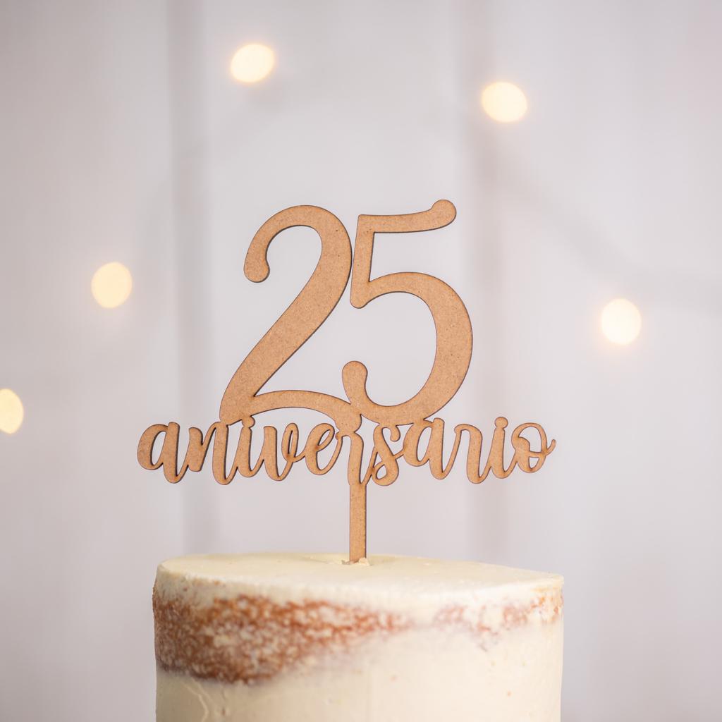 Topper Aniversario