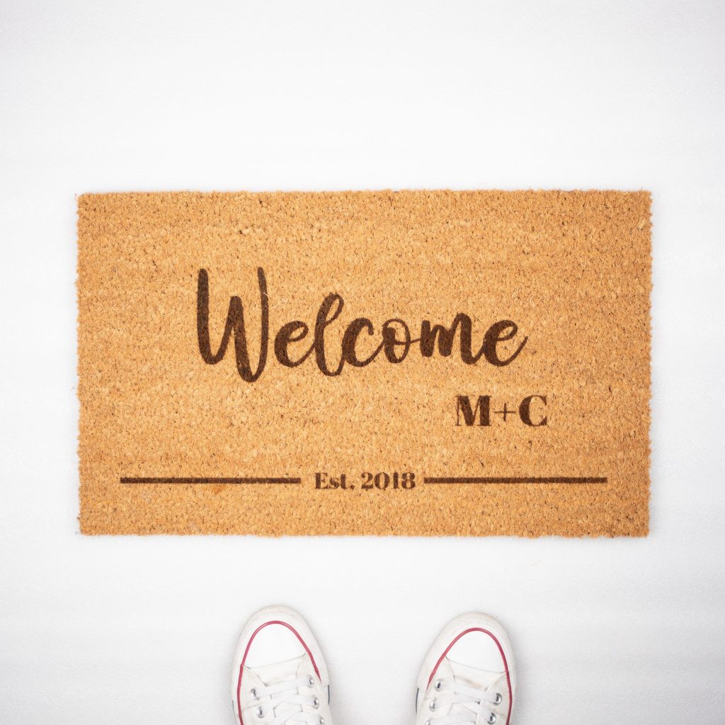 Felpudo personalizado Welcome