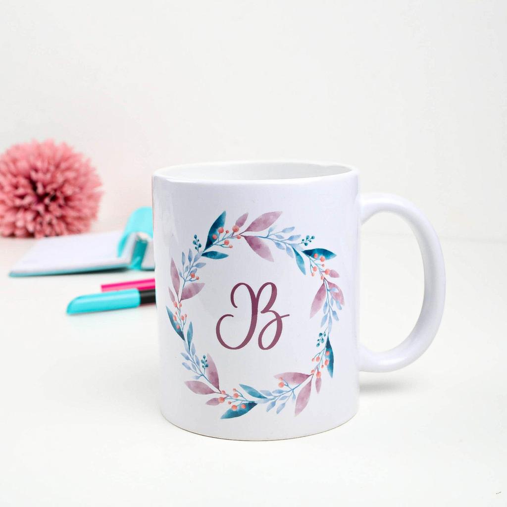 Taza Lila y Azul
