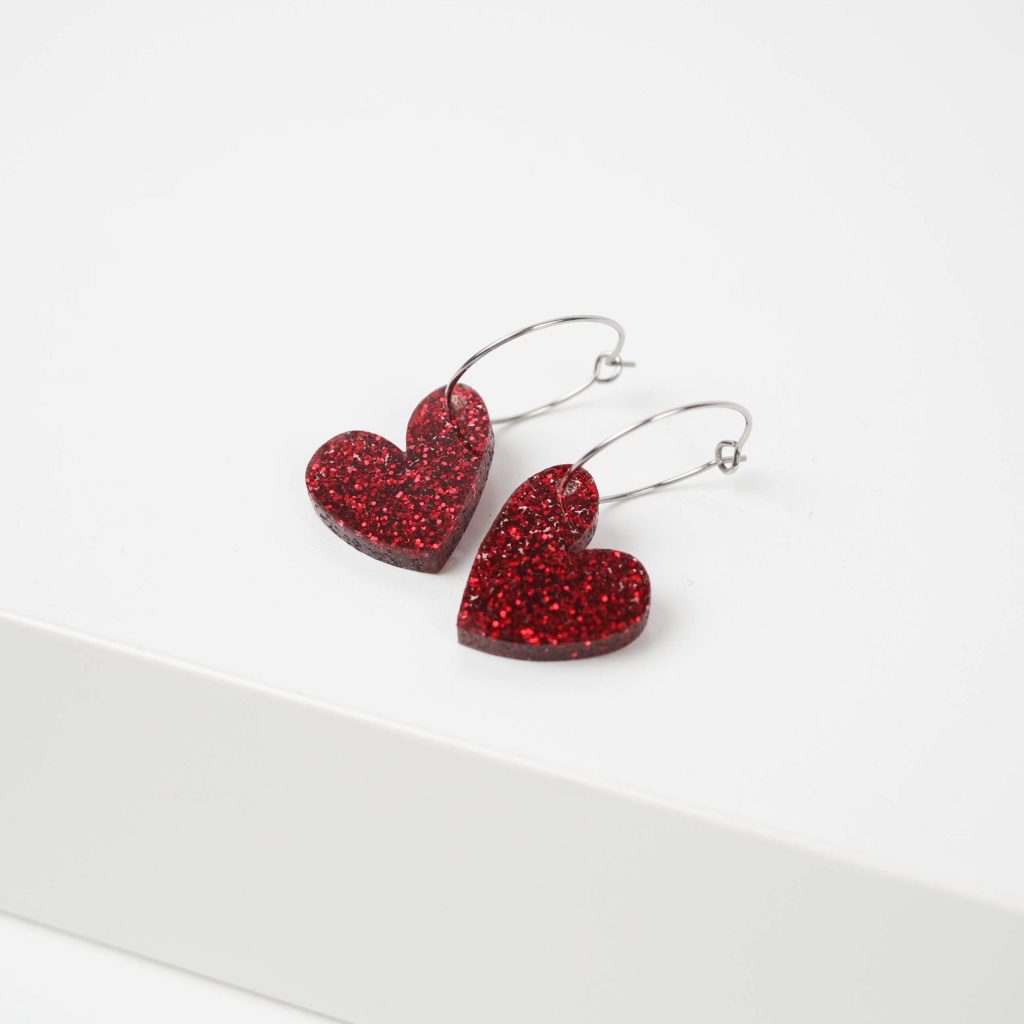 Pendientes corazón